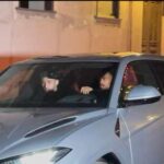anche-ngonge-e-gilmour-alla-cena-di-natale:-l’arrivo-in-auto