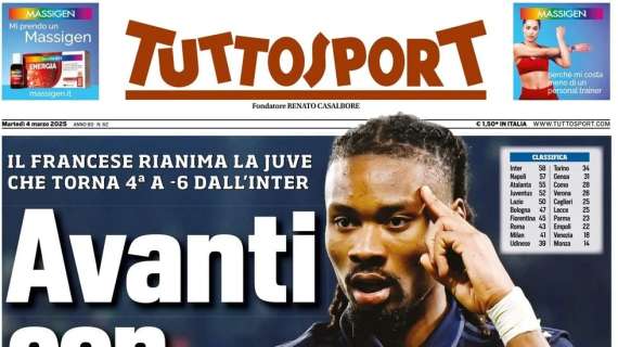 tuttosport:-“thuram-rianima-la-juve-che-va-a-6-dall’inter”