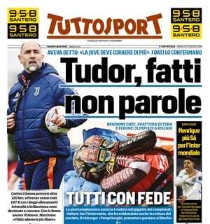 tuttosport-sulla-juventus:-“tudor,-fatti-e-non-parole”