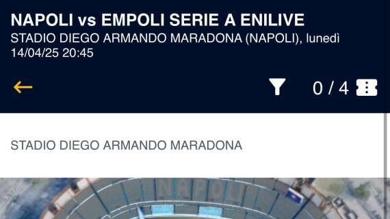 napoli-empoli,-scontato-il-sold-out:-restano-pochi-tagliandi-disponibili