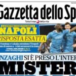 la-gazzetta-dello-sport:-“napoli,-risposta-esatta”