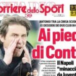 corriere-dello-sport:-“ai-piedi-di conte.-napoli-minacciato-da-juve-e-milan”