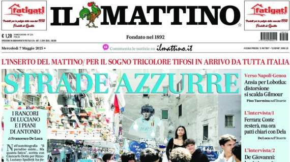 il-mattino:-“ansia-per-lobotka:-distorsione,-si-scalda-gilmour”