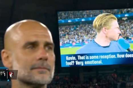 il-city-saluta-de-bruyne:-video-ricordi,-messaggi-e-pasillo-de-honor.-guardiola-in-lacrime