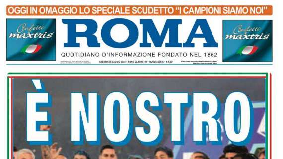 napoli-campione-d’italia,-il-roma-a-tutta-pagina:-“e’-nostro”