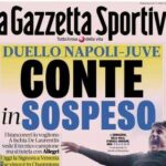 duello-napoli-juve-in-panchina,-la-gazzetta-dello-sport:-“conte-in-sospeso”