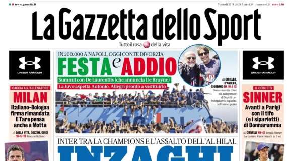 “festa-e-addio”:-la-gazzetta-dello-sport-ha-pochi-dubbi-sul-futuro-di-conte