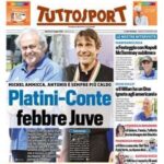 “platini-conte,-febbre-juve”:-l’apertura-in-prima-di-tuttosport