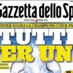 stasera-c’e-la-finale-di-champions,-gazzetta-dello-sport:-“tutti-per-una”
