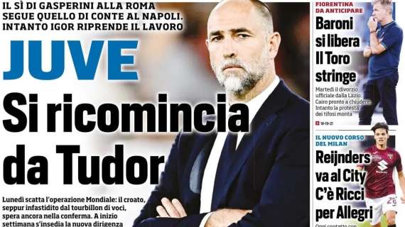 juve-nel-caos-allenatori,-tuttosport:-“si-ricomincia-da-tudor”