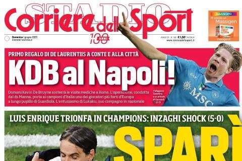 corriere-dello-sport:-“kdb-al-napoli!-primo-regalo-di-adl-a-conte-e-citta”