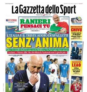 la-gazzetta-dello-sport:-“l’italia-e-il-triste-addio-di-spalletti”