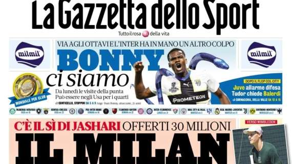 gazzetta-dello-sport:-“il-milan-scatta.-bonny,-ci-siamo”