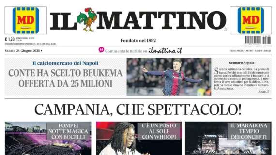 il-mattino-in-taglio-alto:-“conte-ha-scelto-beukema,-offerta-da-25mln”