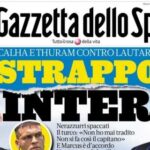 la-gazzetta-dello-sport:-“strappo-inter:-calha-e-thuram-contro-lautaro”