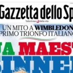 “sua-maesta-sinner”:-la-gazzetta-della-sport-ai-piedi-di-jannik