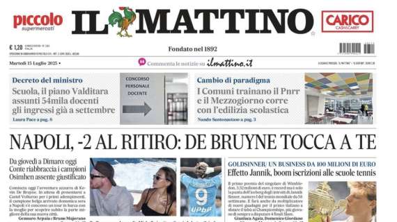 il-mattino:-“napoli,-2-al-ritiro:-de-bruyne-tocca-a-te”
