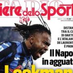 “lookman,-chi-la-spunta”:-la-prima-del-corriere-dello-sport-sul-duello-inter-napoli