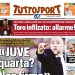 tuttosport-apre-con-le-parole-di-tudor:-“juventus-quarta?-non-firmo”