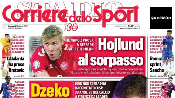 corriere-dello-sport:-“hojlund-al-sorpasso.-il-napoli-prova-a-beffare-il-milan”