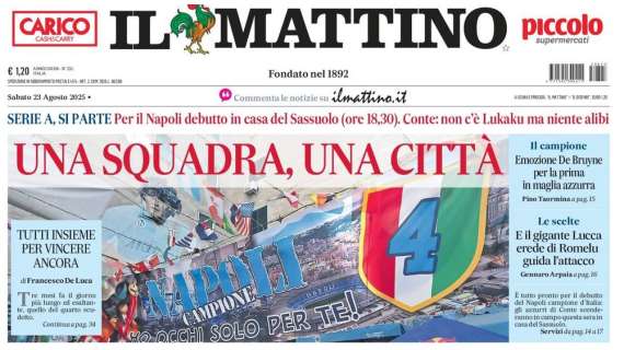 il-mattino-in-prima-pagina:-“una-squadra,-una-citta”