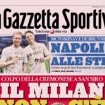 gazzetta-dello-sport:-“il-milan-non-c’e,-napoli-alle-stelle”