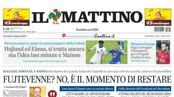 il-mattino:-“hojlund-ed-elmas,-si-tratta-ancora:-l’idea-last-minute-e-mainoo”