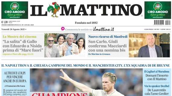 il-mattino:-“champions-da-brividi”