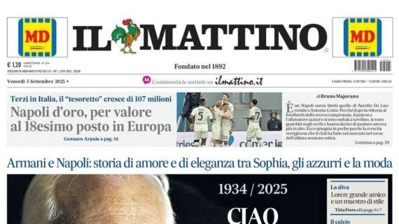 il-mattino:-“napoli-d’oro,-per-valore-al-18esimo-posto-in-europa”