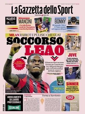 la-gazzetta-dello-sport:-“milan,-che-guai:-rabiot-e-pulisic-ko”