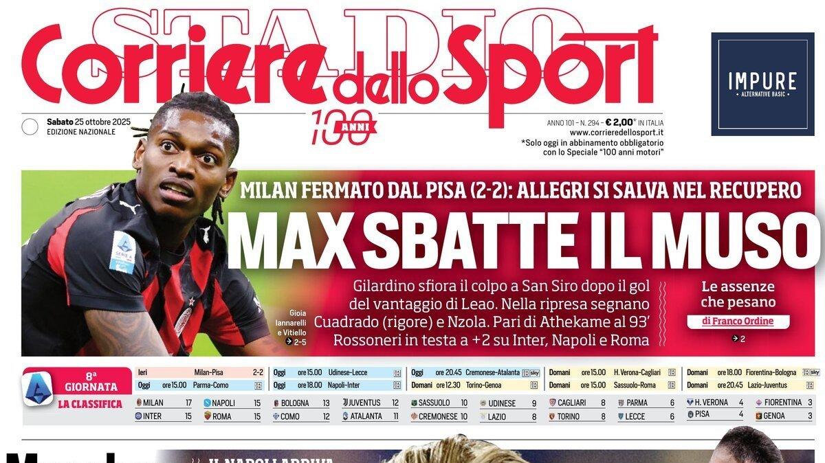 corriere-dello-sport:-“occhi-su-conte,-max-sbatte-il-muso”