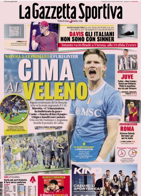 litigi-e-polemiche,-gazzetta-dello-sport-apre-con-napoli-inter:-“cima-al-veleno”