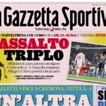 la-gazzetta-dello-sport-dopo-il-pari-del-napoli:-“assalto-triplo”