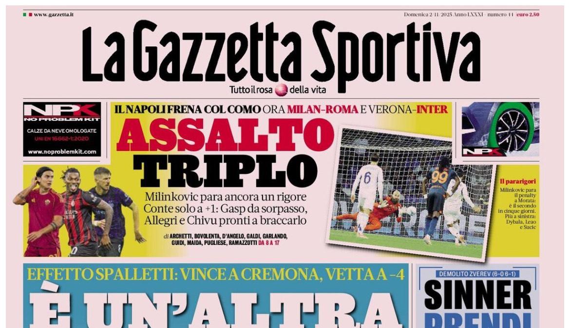 la-gazzetta-dello-sport-dopo-il-pari-del-napoli:-“assalto-triplo”