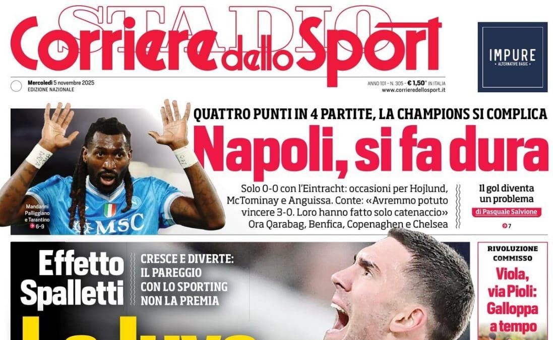 corriere-dello-sport:-“napoli,-si-fa-dura.-la-champions-si-complica”