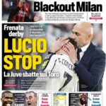 corriere-dello-sport:-“lucio-stop,-la-juve-sbatte-sul-toro”