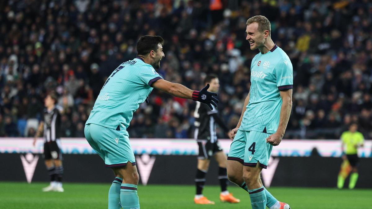 tris-a-udine:-il-bologna-vola-al-primo-posto!-record-di-punti-dopo-12-giornate