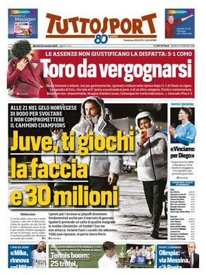tuttosport-avverte-la-juve:-“ti-giochi-la-faccia-e-30-milioni”