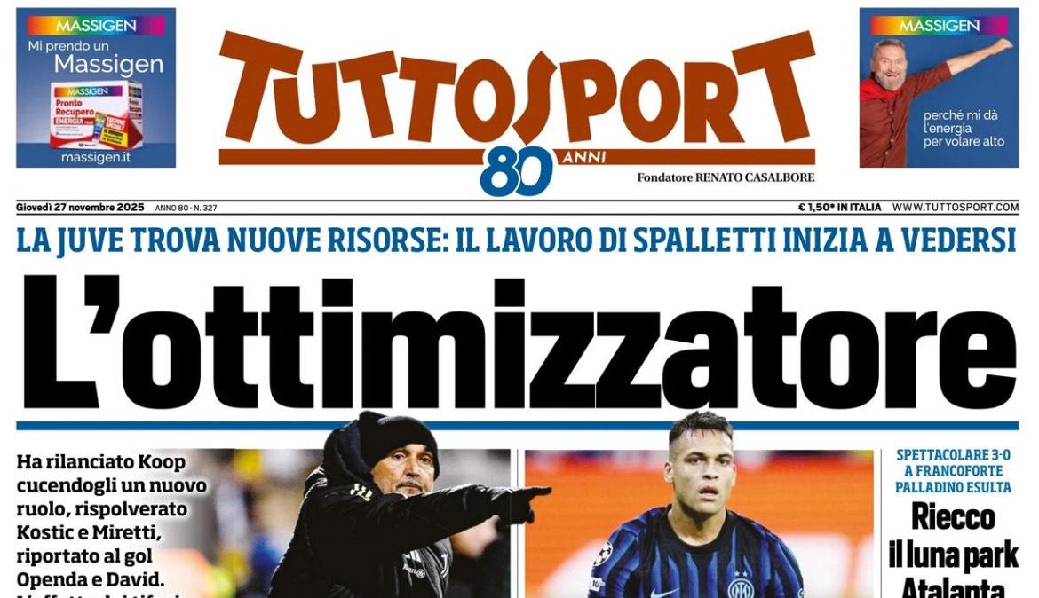 tuttosport-esalta-spalletti:-“l’ottimizzatore-della-juventus”