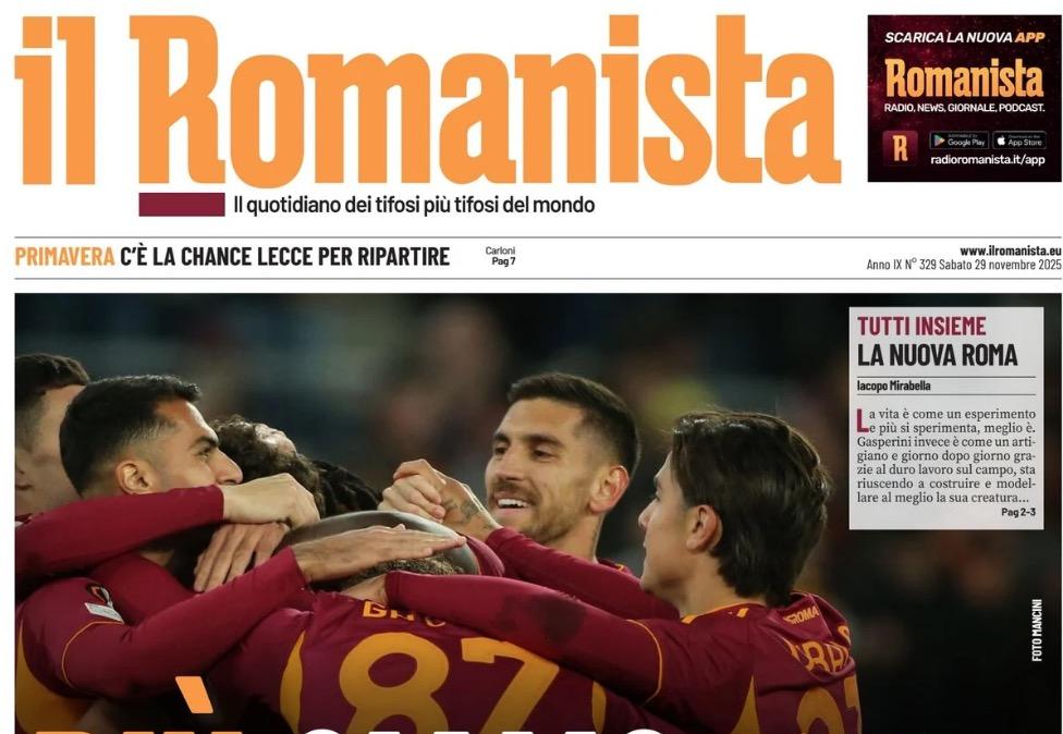 il-romanista:-“piu-siamo-meglio-stiamo.-la-cresce-vince-e-cresce”