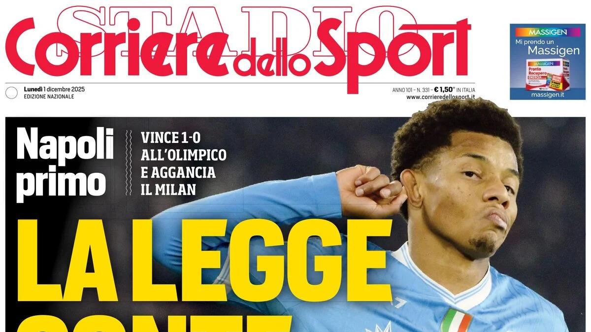 corriere-dello-sport:-“la-legge-di-conte:-neres-gela-la-roma”