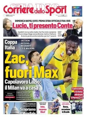 corriere-dello-sport:-“lucio,-ti-presento-conte:-prima-sfida-in-a”