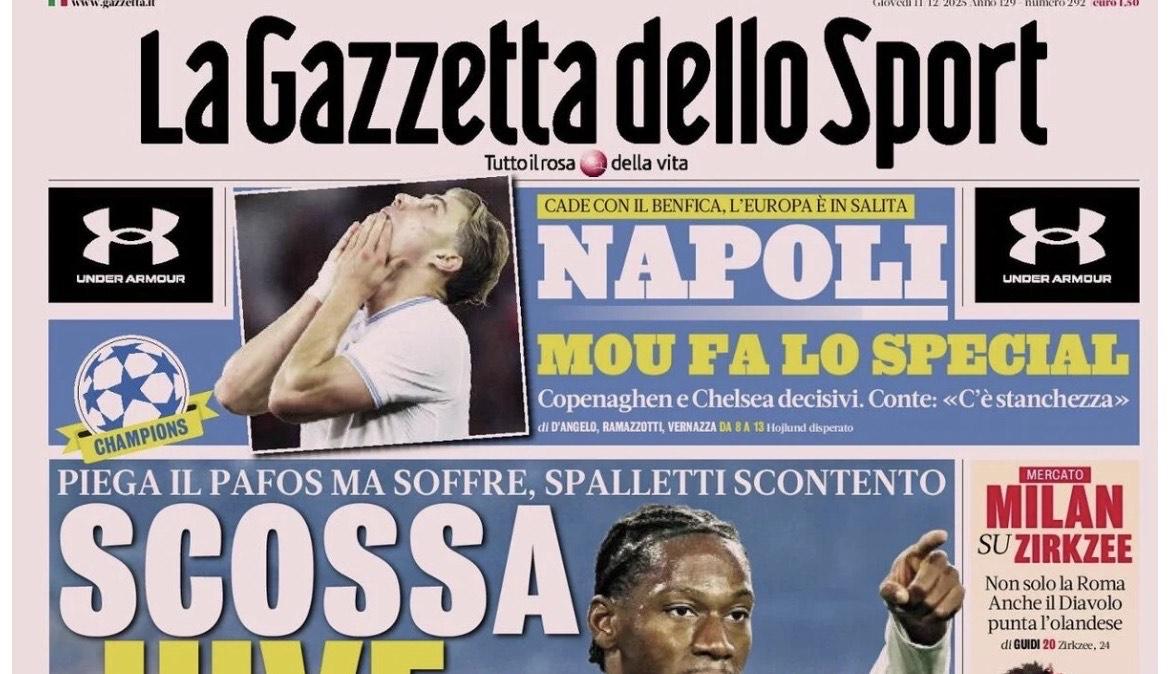 la-gazzetta-dello-sport:-“napoli,-mou-fa-lo-special”