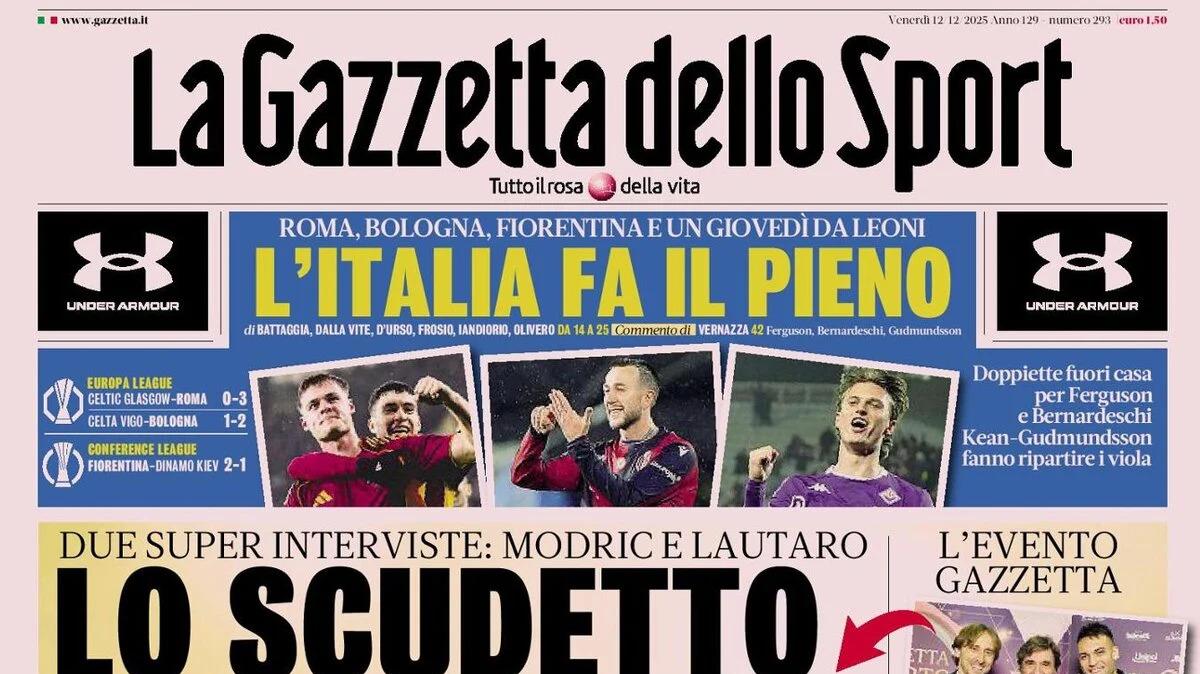 la-gazzetta-dello-sport:-“modric-e-lautaro,-lo-scudetto-siamo-noi”