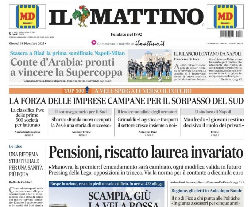 il-mattino:-“conte-d’arabia,-pronti-a-vincere-la-supercoppa”