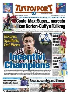 tuttosport:-“napoli-milan,-supercoppa-e…supermercato”