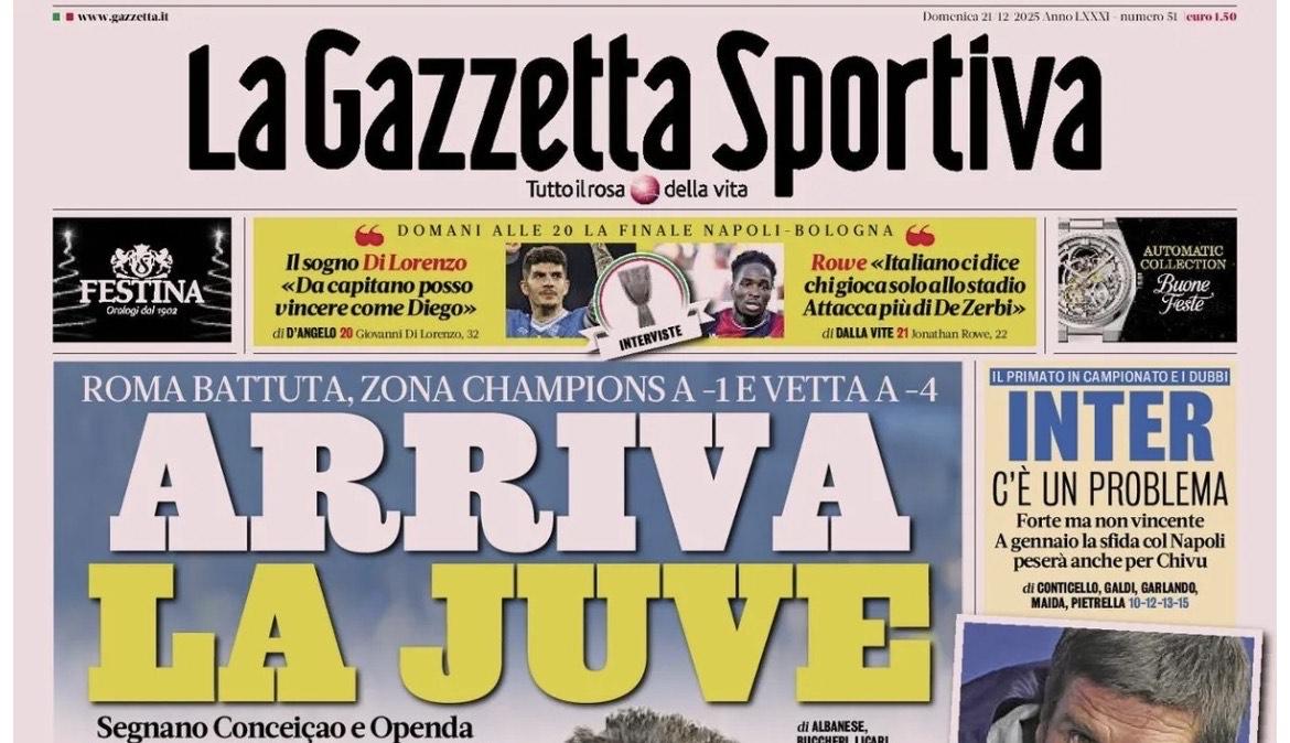 la-gazzetta-dello-sport:-“il-sogno-di-di-lorenzo:-da-capitano-vincere-quanto-diego”
