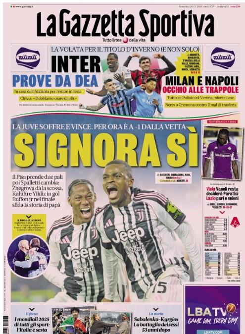 la-gazzetta-dello-sport:-“milan-e-napoli,-occhio-alle-trappole”