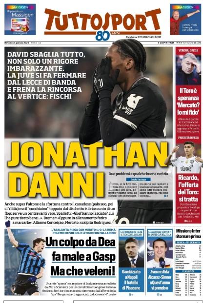 tuttosport-contro-david-dopo-il-rigore-sbagliato:-“jonathan-danni”