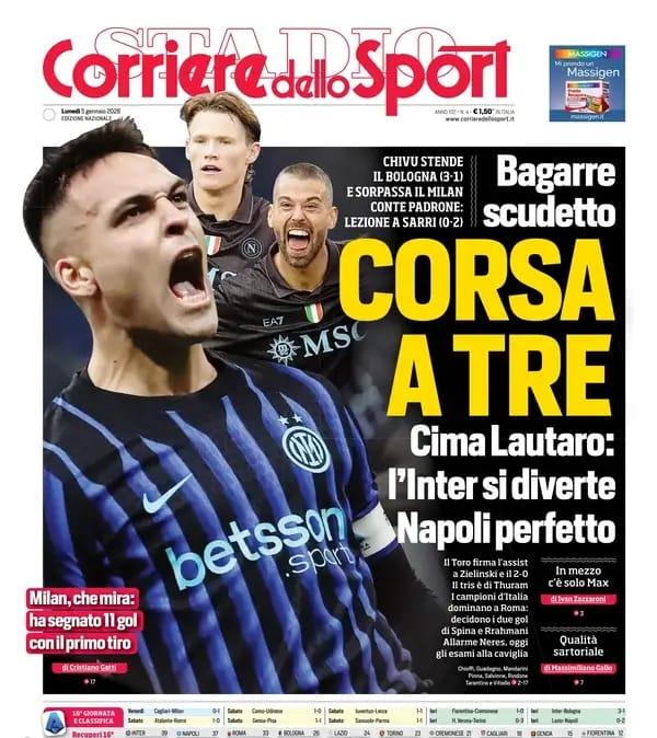 corriere-dello-sport:-“bagarre-scudetto,-corsa-a-tre”